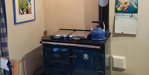 cooking on an aga range